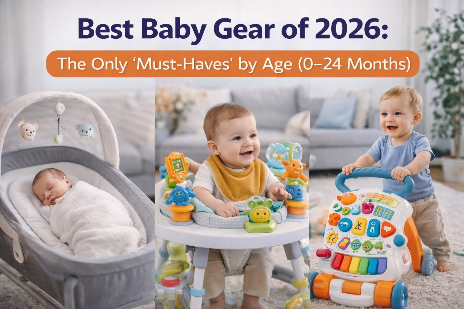 Best Baby Gear of 2026: The Only “Must-Haves” by Age (0–24 Months)