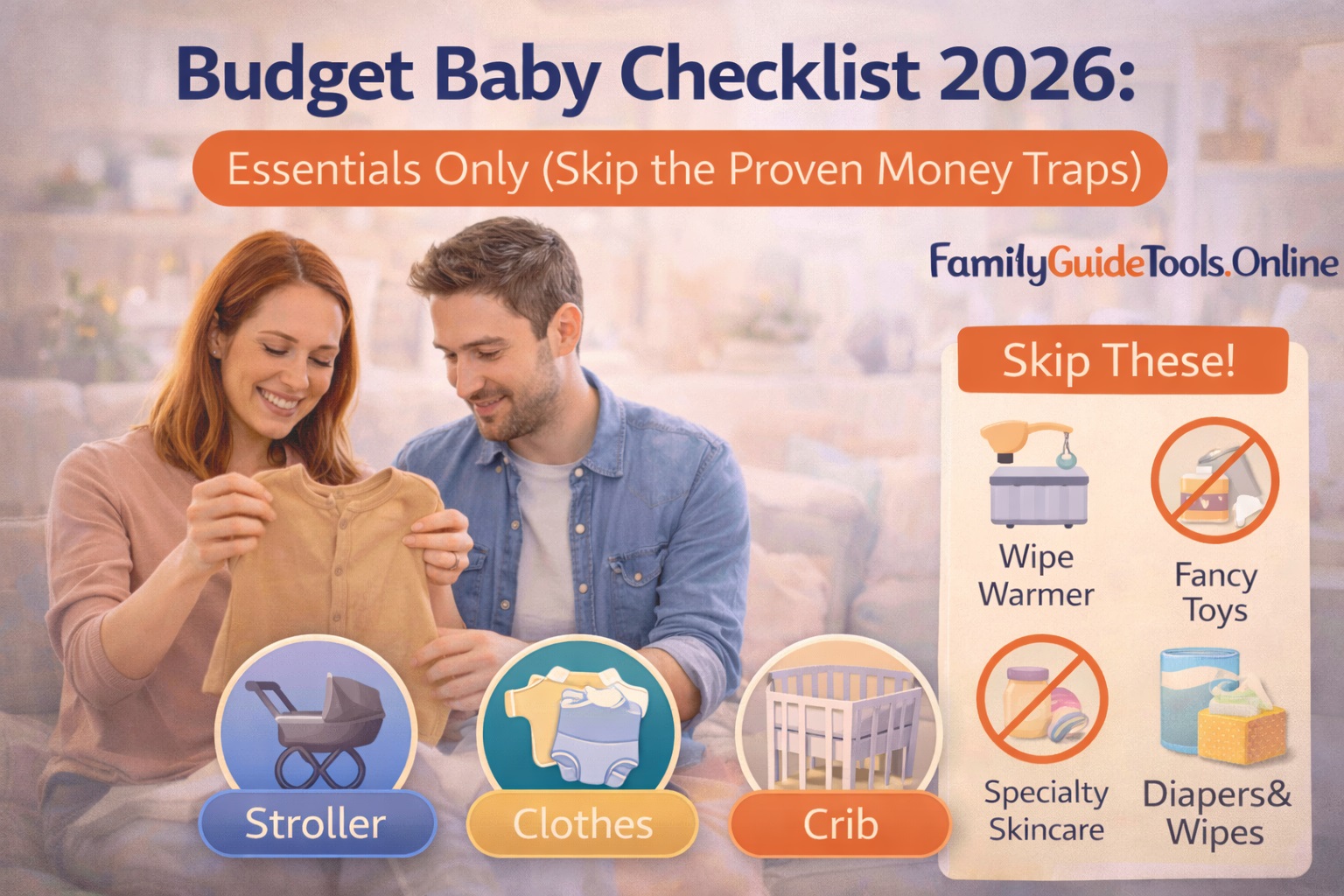 Budget Baby Checklist 2026: Essentials Only (Skip the Proven Money Traps)