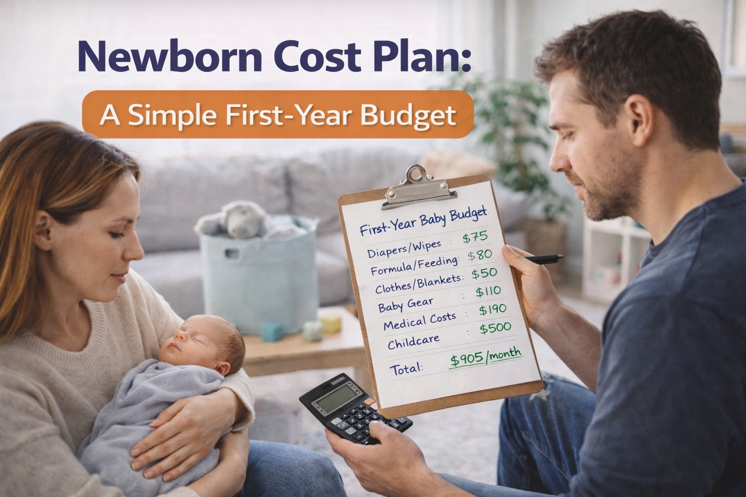 Newborn Cost Plan: A Simple First-Year Budget